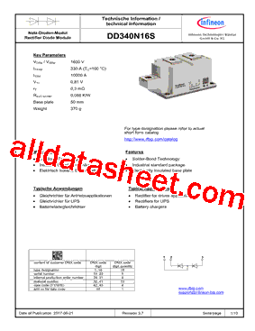 DD340N16S型号图片