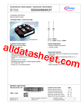 DD500S65K3T型号图片