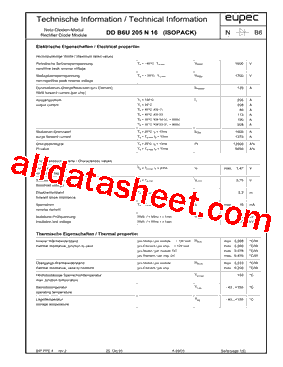 DDB6U205N16L型号图片