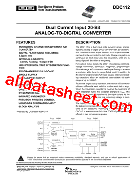 DDC112Y/250G4型号图片