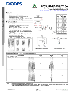 DDTA124XCA-7-F型号图片