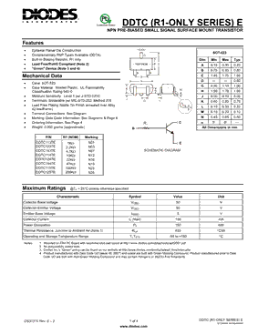 DDTC113TE_2型号图片