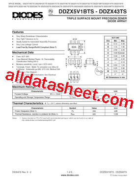 DDZX6V2BTS-7型号图片