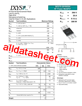 DE275-201N25A型号图片