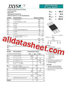 DE275-501N16A型号图片