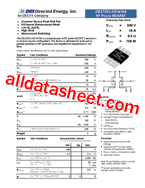 DE275X2-501N16A型号图片