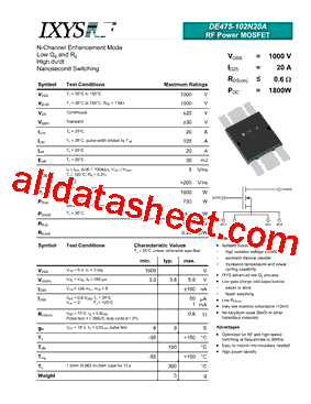 DE475-102N20A型号图片