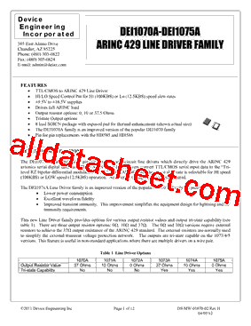 DEI1070A-SES-G型号图片