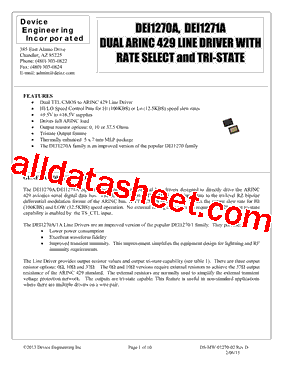 DEI1270A-MMS-G型号图片