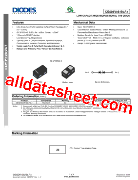 DESD5V0S1BLP3-7型号图片