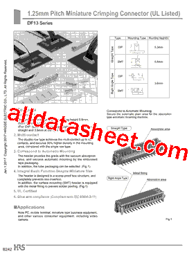 DF13-10P-1.25DS(20)型号图片