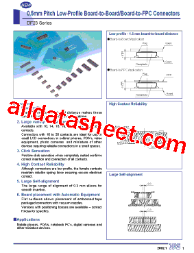 DF23C-20DP-0.5V型号图片