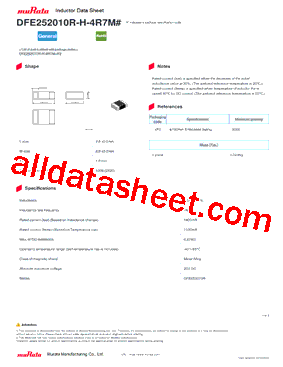 DFE252010R-H-4R7M型号图片
