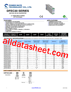 DFEC30-24S15型号图片