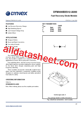 DFM300BXS12-A000型号图片