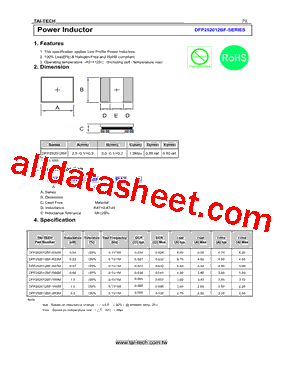 DFP252012BF-R33M型号图片