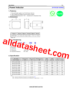 DFP3012EF-R33M型号图片