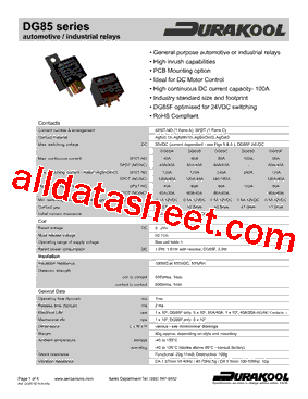 DG85A-1011-95-1012-S2R型号图片