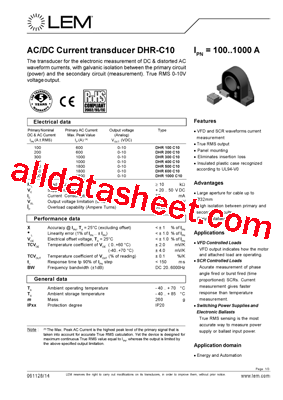 DHR100C10型号图片