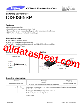 DIS0365SP-65-TD-G型号图片