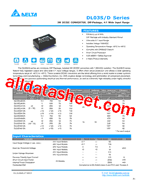 DL01D1205A型号图片