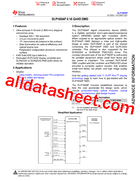 DLP160APFQT型号图片