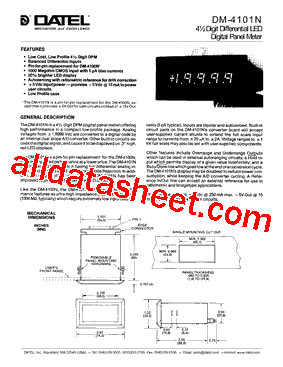 DM4101N型号图片