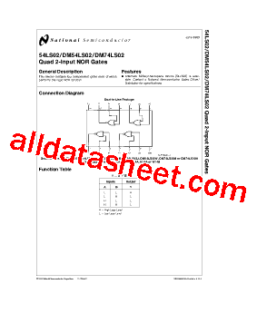 DM54LS02N型号图片