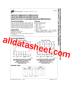 DM54LS157M型号图片
