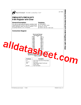 DM54LS273J型号图片