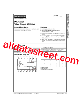DM74AS27M型号图片