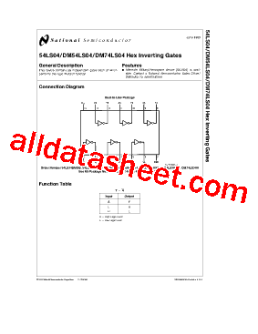 DM74LS04J型号图片