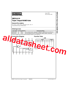 DM74LS10M型号图片