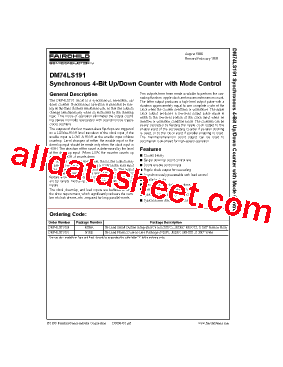 DM74LS191N型号图片