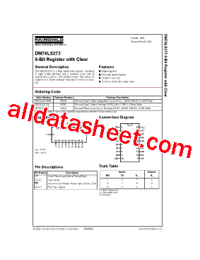 DM74LS273型号图片