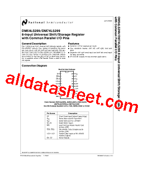 DM74LS299WM型号图片