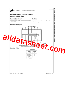 DM74LS30N型号图片