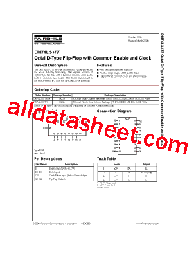 DM74LS377型号图片