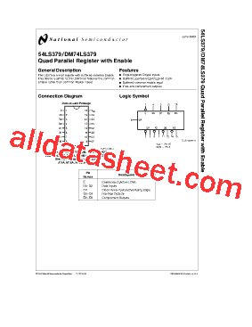 DM74LS379N型号图片