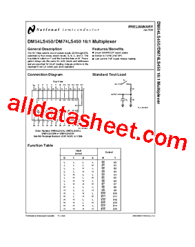 DM74LS450J型号图片