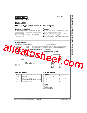 DM74LS573型号图片