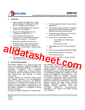 DM9162型号图片