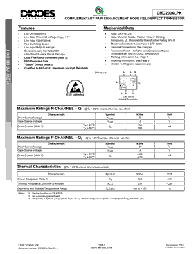 DMC2004LPK型号图片