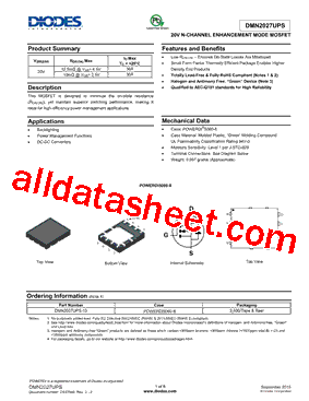 DMN2027UPS型号图片