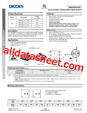 DMN2028UFDF-7型号图片