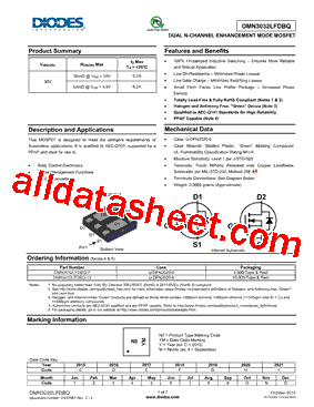 DMN3032LFDBQ型号图片