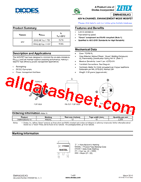 DMN4030LK3-13型号图片