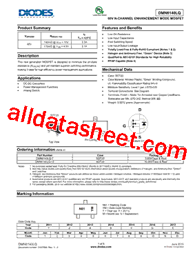 DMN6140LQ型号图片