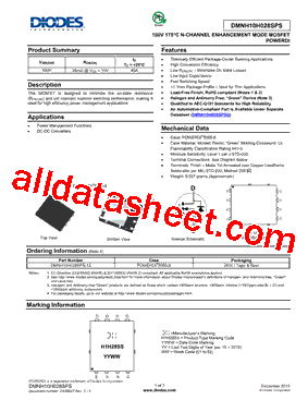 DMNH10H028SPS型号图片
