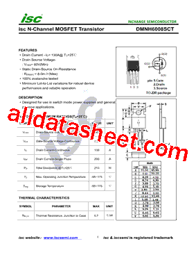 DMNH6008SCT型号图片
